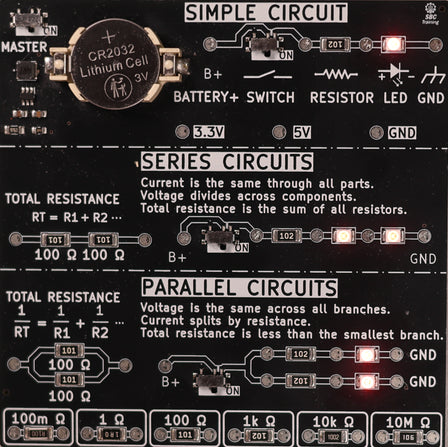 MicroTrainer Series and Parallel Circuits Basic Electrical Training System