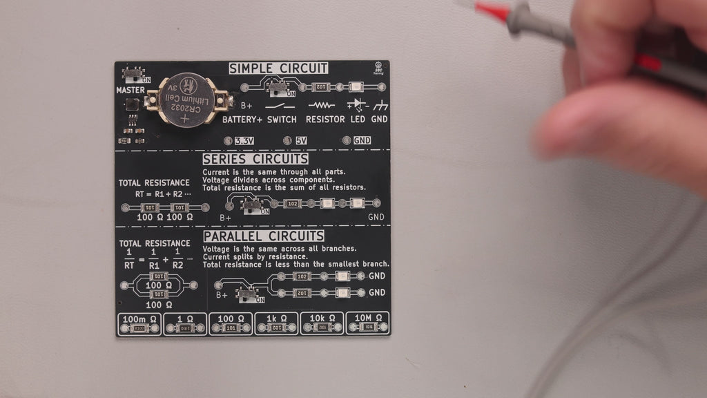 MicroTrainer Series and Parallel Circuits Basic Electrical Training System